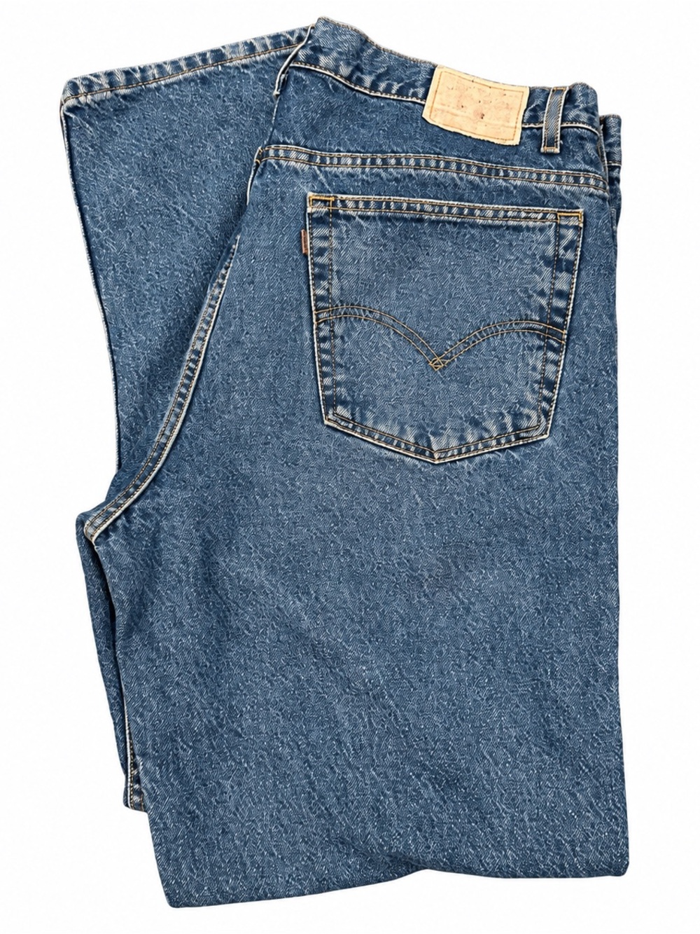Levi's 560 500 Series Relaxed Straight Blue Denim Jeans 40x30 Mid Rise